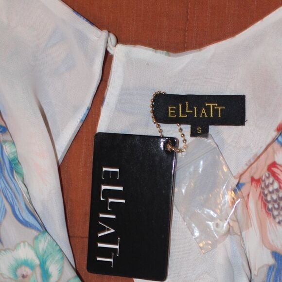 NEW ELLIATT Floral high low  Dress Women Size Small - Picture 7 of 10